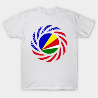 Seychelles American Multinational Patriot Flag T-Shirt